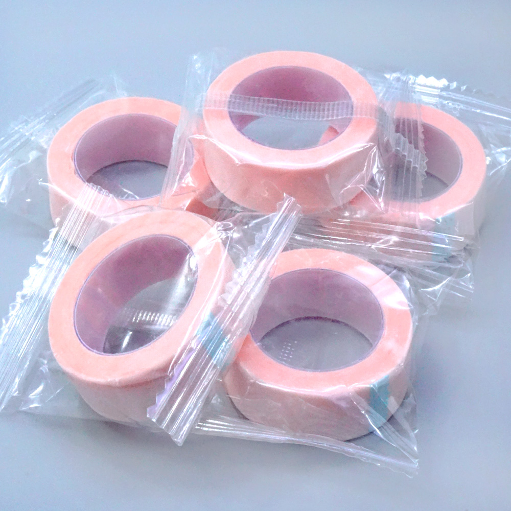 Eyelash Extension Guide - 1/3/6/8/12ロールまつげエクステンションペーパーテープ不織布粘着マイクロポア生地テープまつげエクステンション用品用