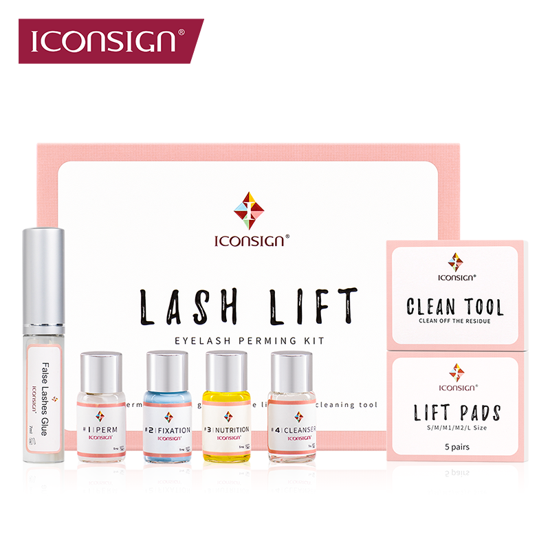 Eyelash Extension Full Set - Iconsign-ラッシュリフトキット、まつげエンハンサー、caliaセット、まつげパーマ、目メイクツール、あなたロゴことができ、ドロップシッピング