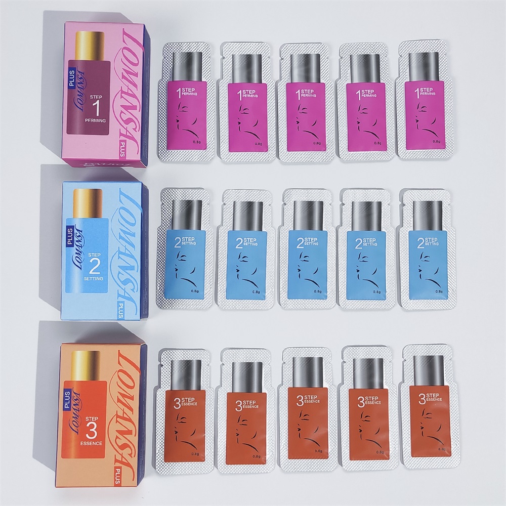 Eyelash Extension Full Set - Lomansa 韓国 10 ピース/ロット 5-8 分ラッシュリフトまつげパーマキットサシェ番号