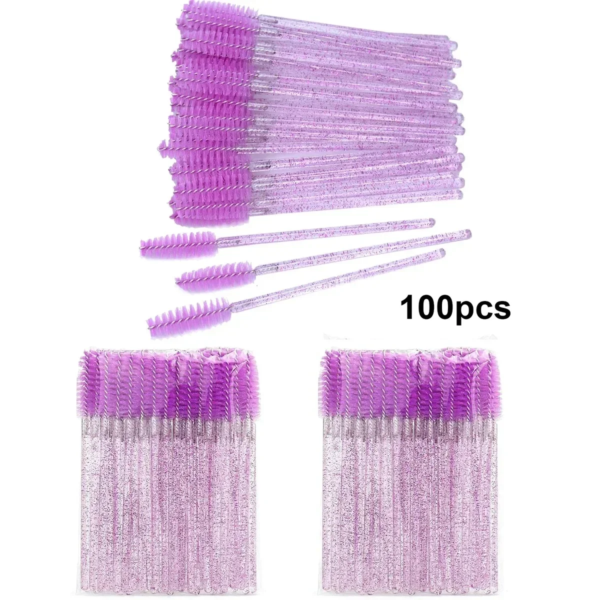 卸売 100 個使い捨てまつげブラシ Spoolies マイ - Eyelash Extension Wholesale のレビューと価格