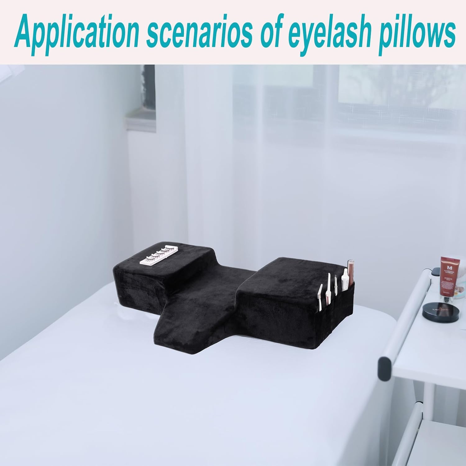 まつげ枕 ネックサポート まつげソフト枕 まつげ移植用枕 メ - Eyelash Extension Guide のレビューと価格