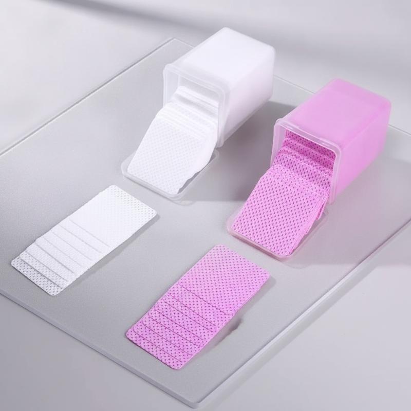 200枚入り 糸くずの出ないネイルワイプ まつげエクステグル - Eyelash Extension With Glue のレビューと価格