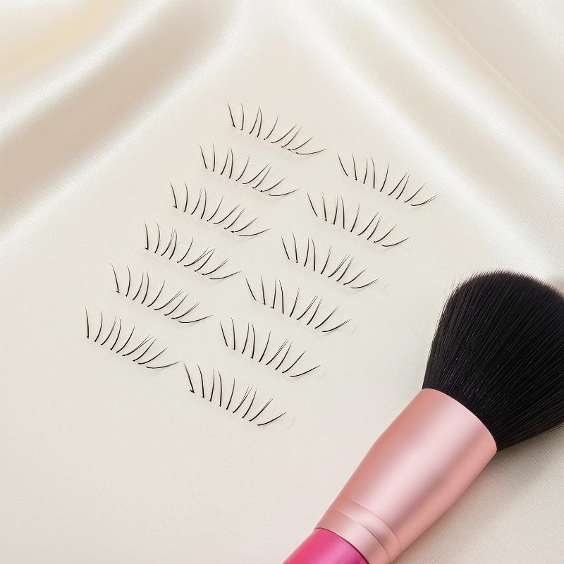 ナチュラルコミック下まつげエクステンションクラスターセット自 - Eyelash Extension With Glue のレビューと価格