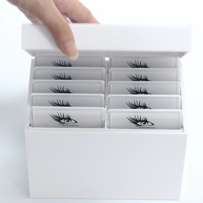 ビューティーサロン 10層アクリル製まつげエクステ収納ボック - Eyelash Extension Guide のレビューと価格