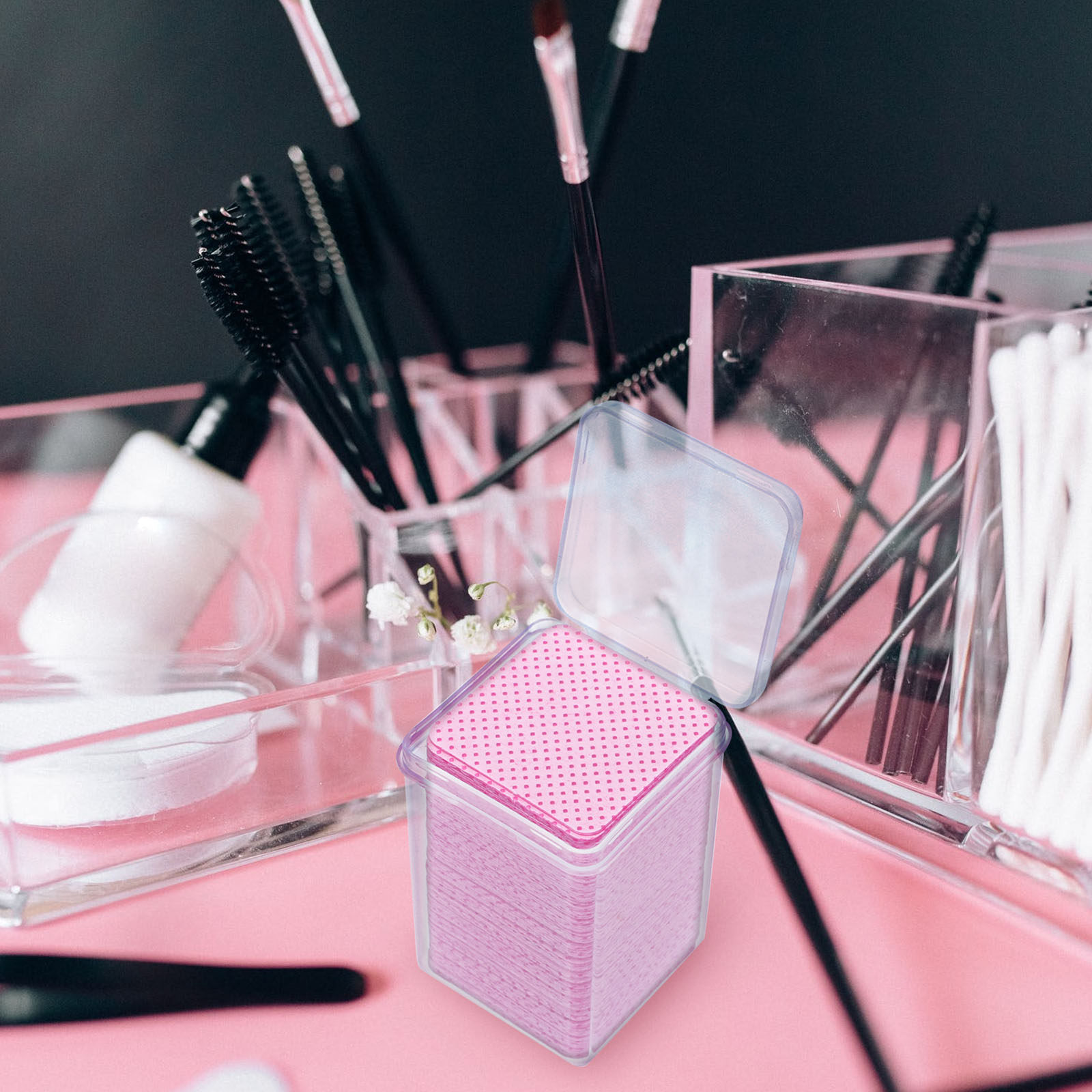 600枚入りクリーニングコットンワイプ まつげエクステ除去ツ - Eyelash Extension With Glue のレビューと価格