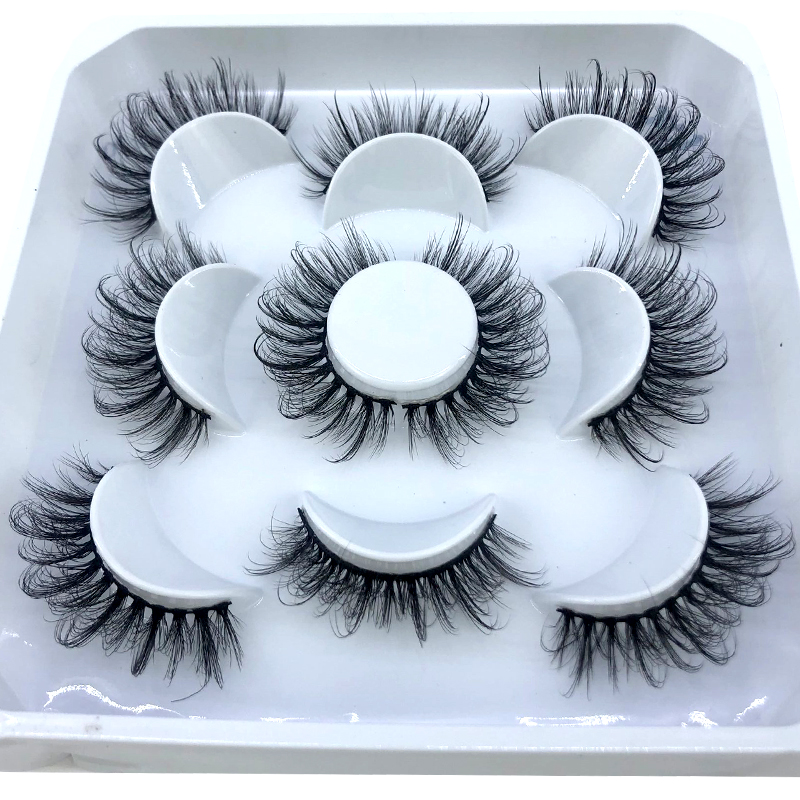 新商品 5ペア 8-25mm ナチュラル3Dつけまつげ フェ - Eyelash Extension Full Set のレビューと価格