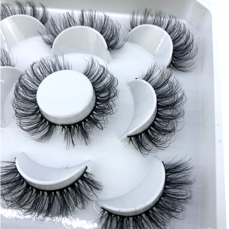 新商品 5ペア 8-25mm ナチュラル3Dつけまつげ フェ - Eyelash Extension Full Set のレビューと価格