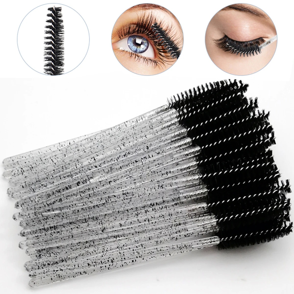 卸売 100 個マスカラ Spoolies 使い捨てまつげ  - Eyelash Extension Guide のレビューと価格