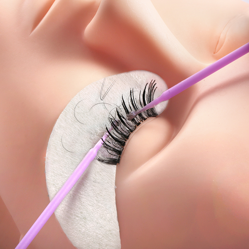 使い捨てまつげエクステ用マイクロブラシ,つけまつげアプリケー - Eyelash Extension With Glue のレビューと価格